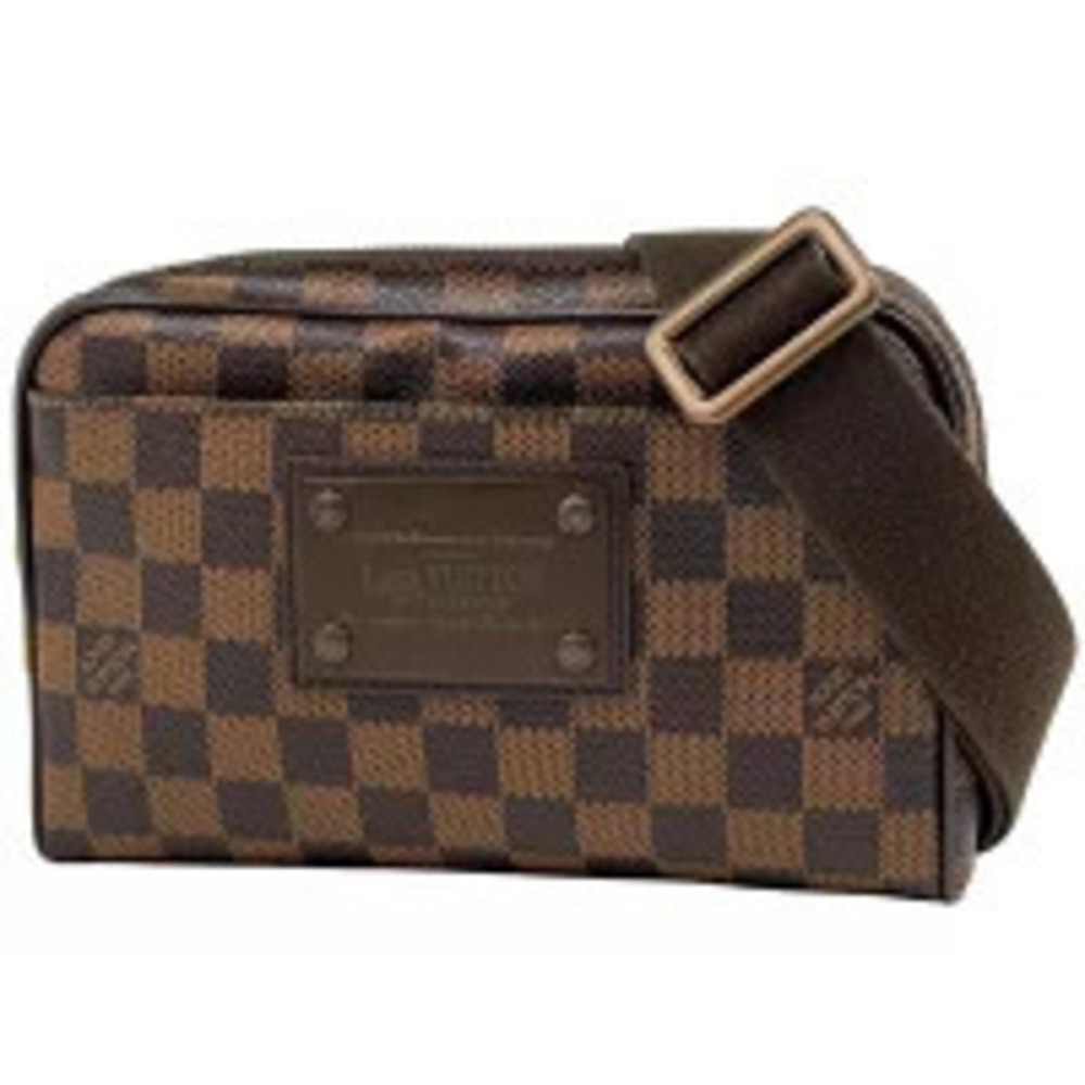 Louis Vuitton Brooklyn Bumbag Body Belt Bum Crossbody Bag Damier Brown